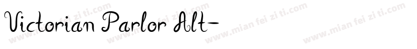 Victorian Parlor Alt字体转换